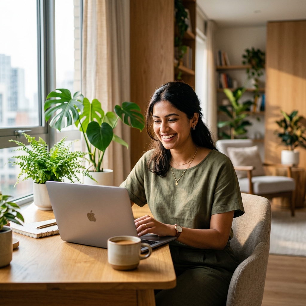 Freelancers working flexibly